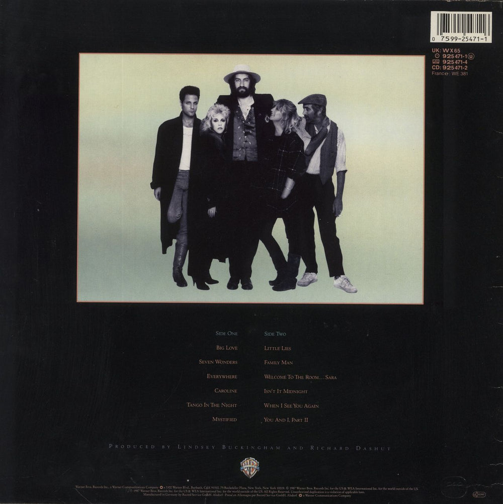 Fleetwood Mac Tango In The Night - Hype Stickered UK vinyl LP album (LP record) 075992547116