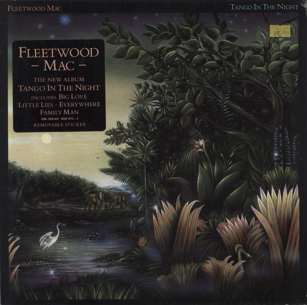 Fleetwood Mac Tango In The Night - Multi Song Stickered UK vinyl LP album (LP record) WX65