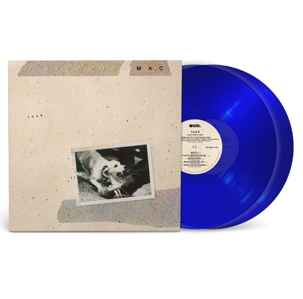 Fleetwood Mac Tusk: HMV exclusive - Blue Vinyl - Sealed UK 2-LP vinyl record set (Double LP Album) MAC2LTU843165