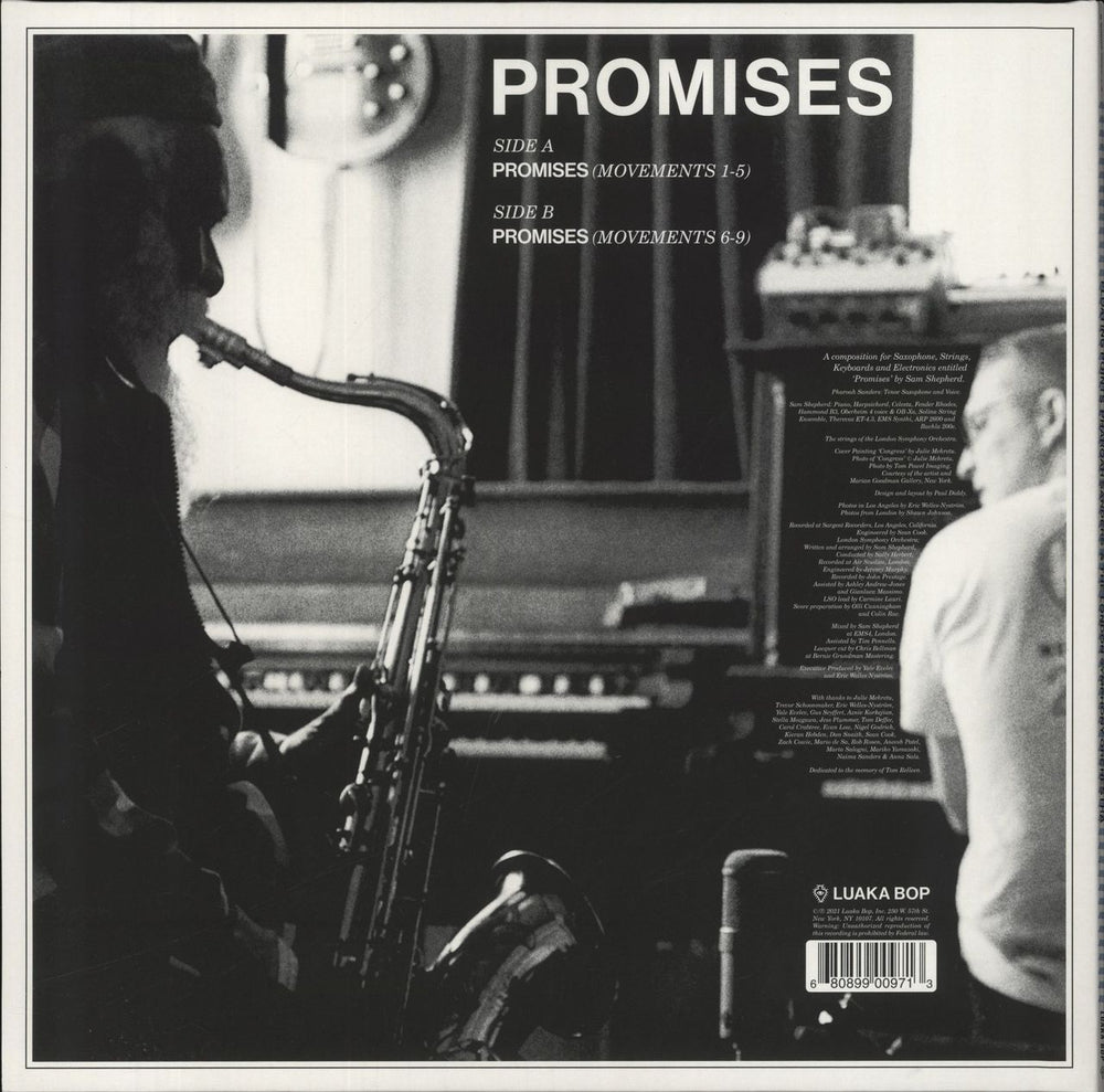 Floating Points Promises UK vinyl LP album (LP record) 680899009713