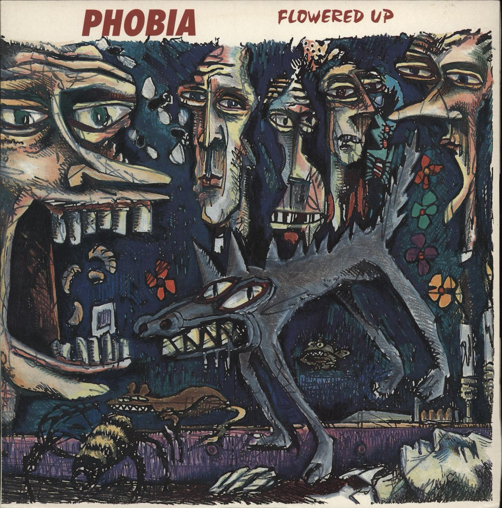 Flowered Up Phobia UK 12" vinyl single (12 inch record / Maxi-single) HVN712