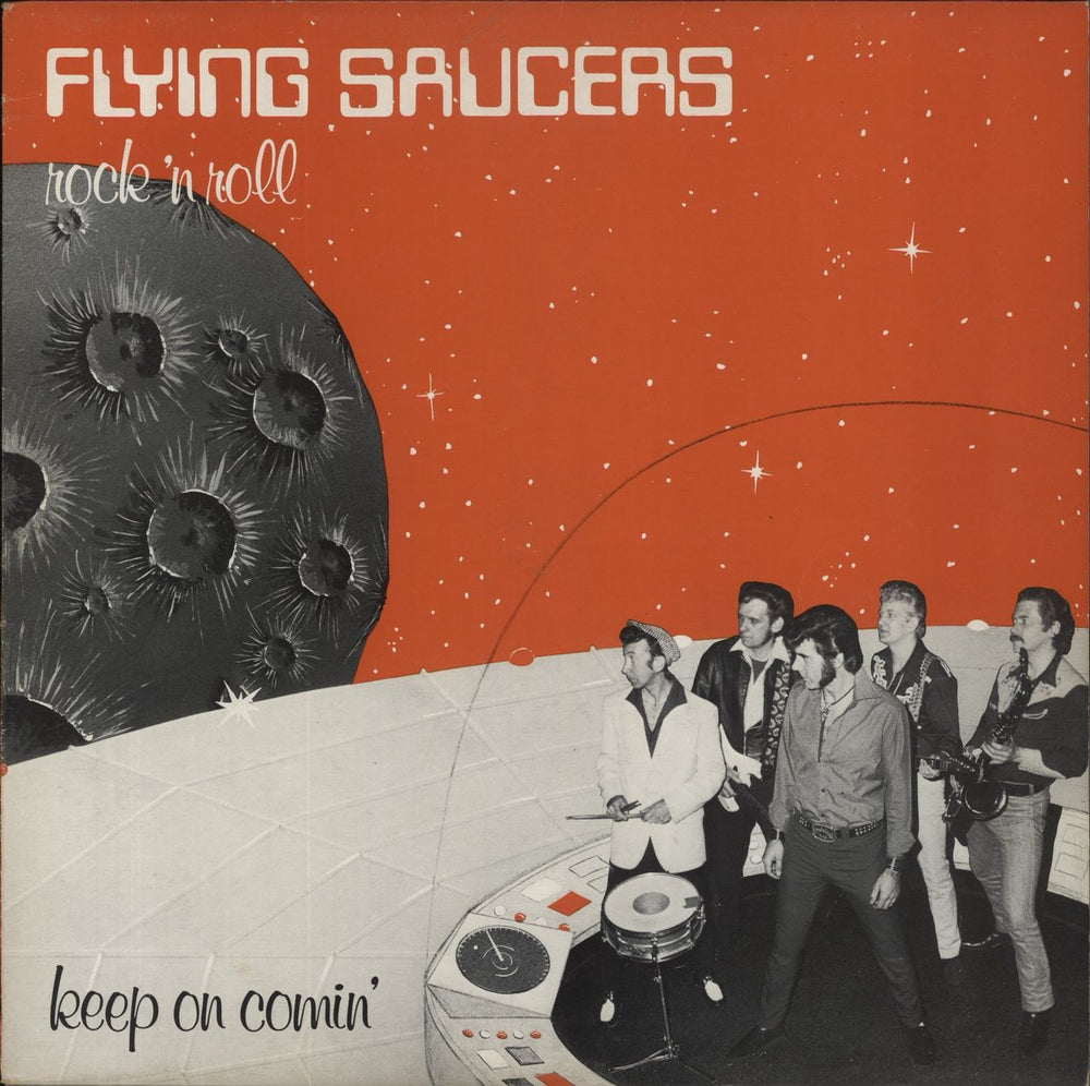 Flying Saucers Keep On Comin' UK vinyl LP album (LP record) ALKA101