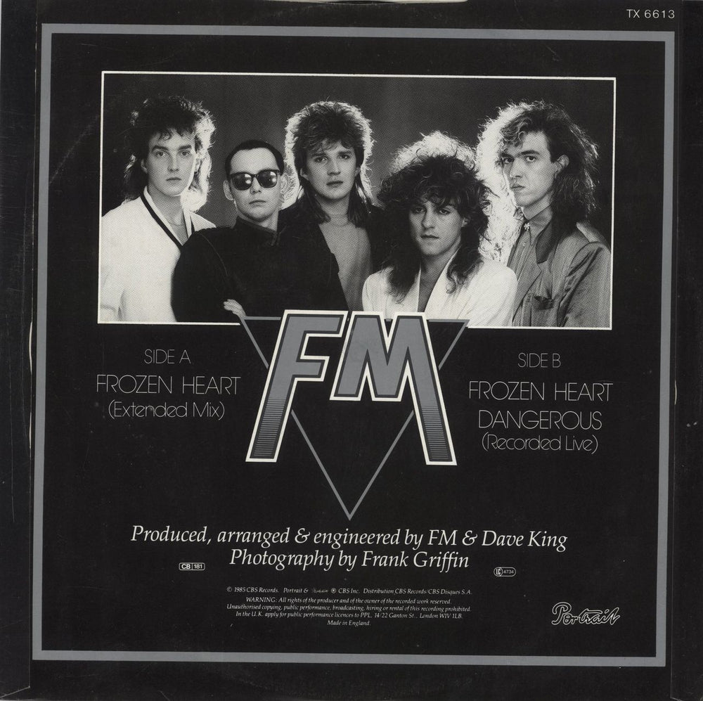 FM Frozen Heart UK 12" vinyl single (12 inch record / Maxi-single)