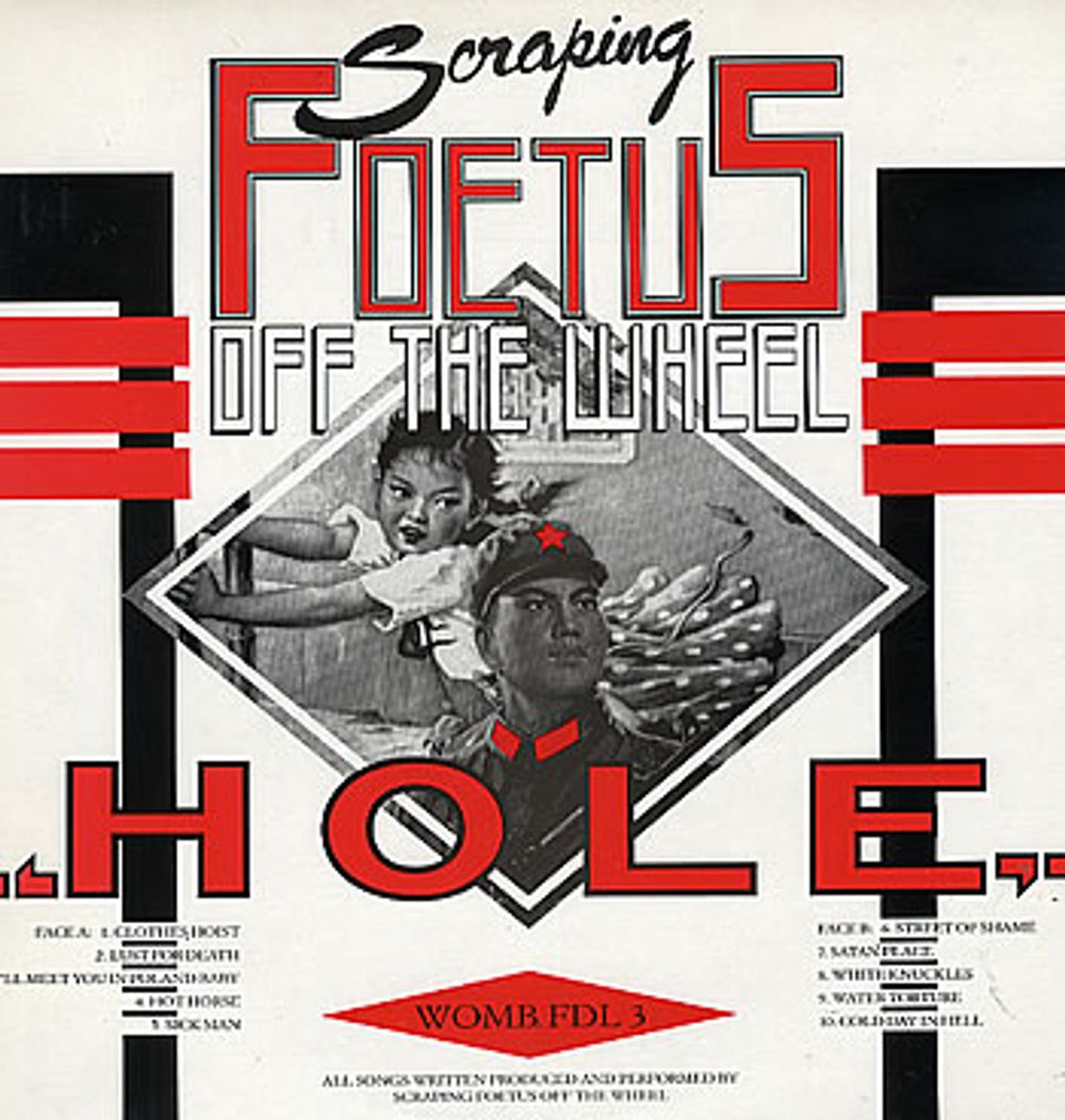 Foetus (+incarnations of) Hole UK vinyl LP album (LP record) WOMBFDL3