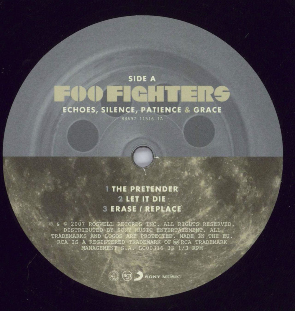 Foo Fighters Echoes, Silence, Patience & Grace - 180gm UK 2-LP vinyl record set (Double LP Album) FOO2LEC831246