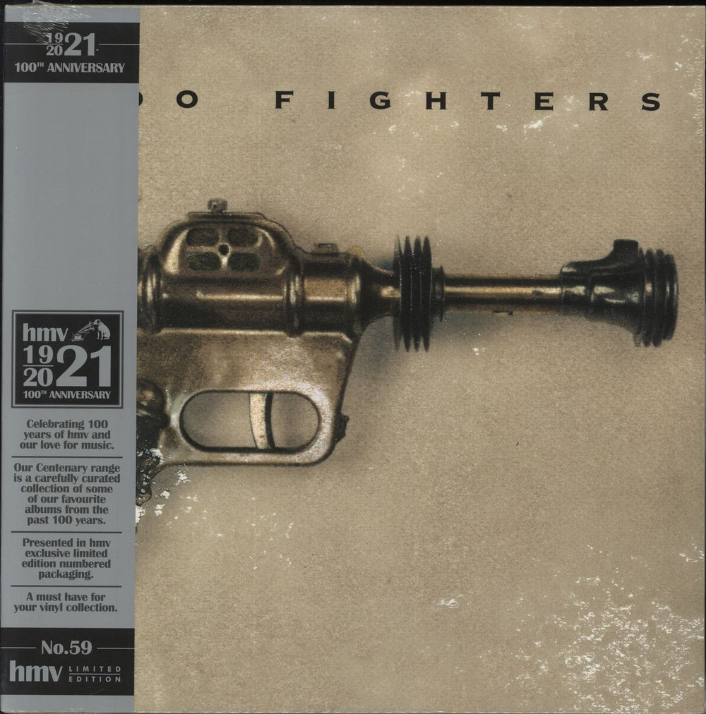 Foo Fighters Foo Fighters - HMV 100th Anniversary - Red Vinyl UK vinyl LP album (LP record) 194398942117