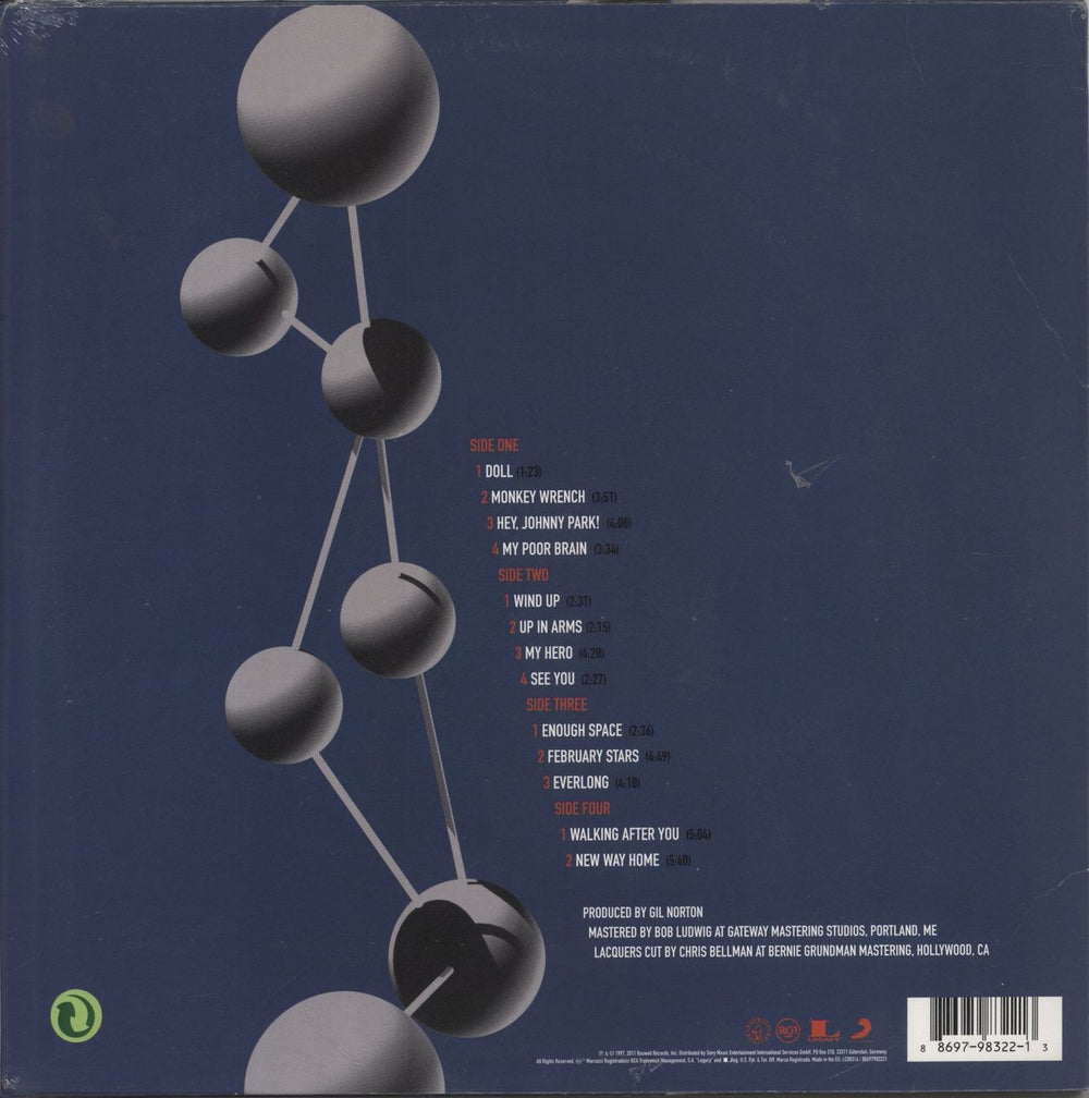 Foo Fighters The Colour and The Shape - 180gm Vinyl - Sealed UK 2-LP vinyl record set (Double LP Album) 886979832213