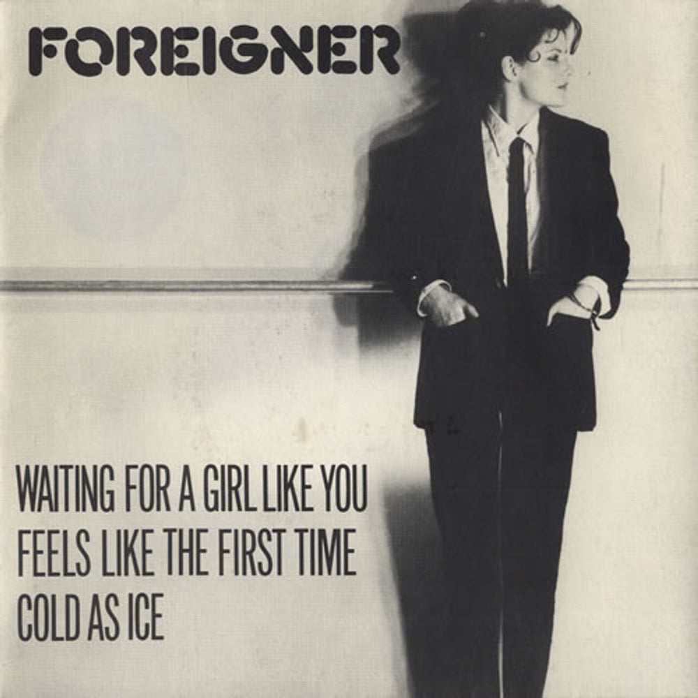 Foreigner Waiting For A Girl Like You - P/S UK 7" vinyl single (7 inch record / 45) K11696