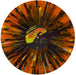 Forest Green In Waves - Orange with Black and White Splatter Vinyl US vinyl LP album (LP record) 7TULPIN840737