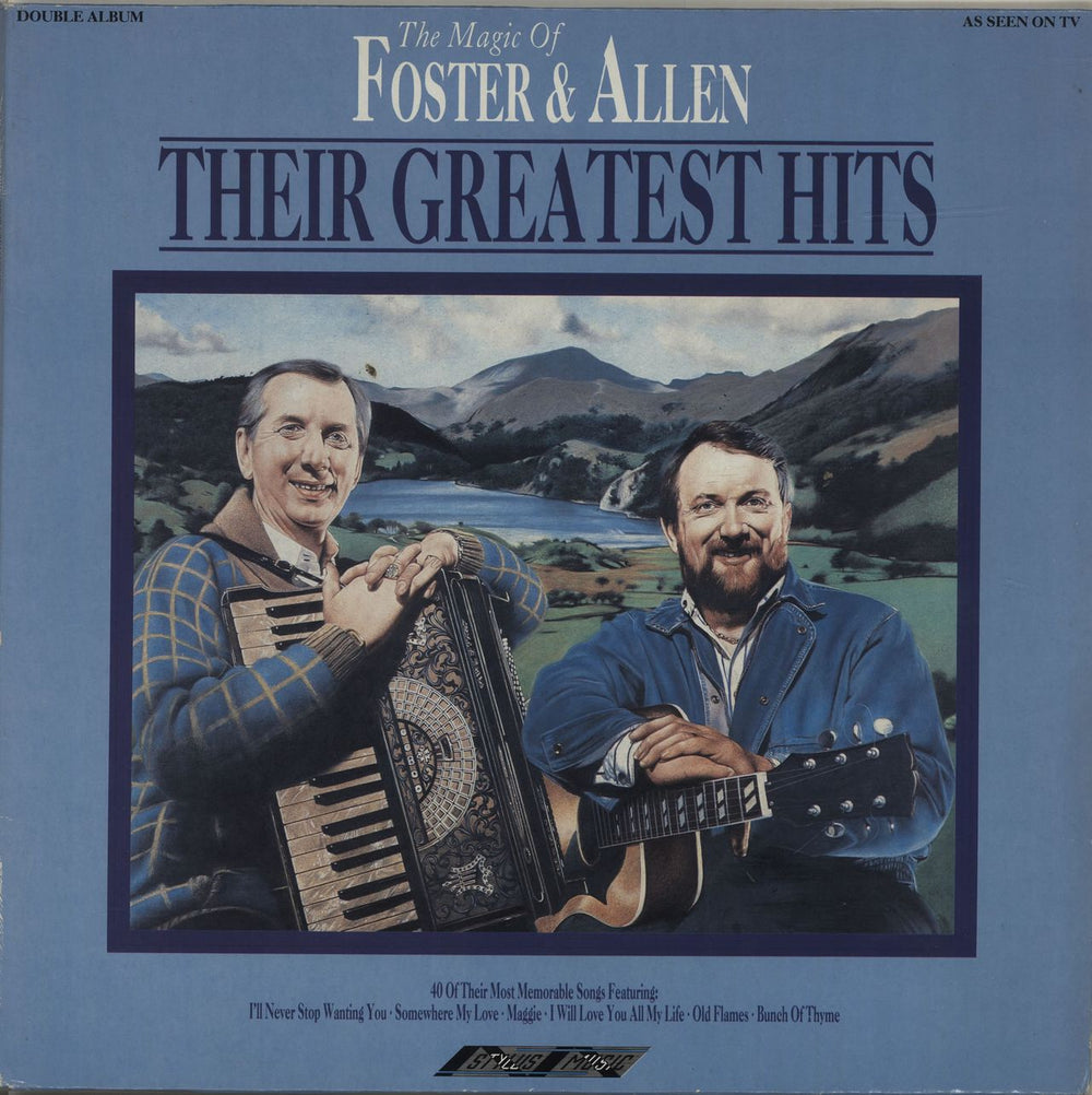 Foster & Allen The Magic Of Foster & Allen - Their Greatest Hits UK 2-LP vinyl record set (Double LP Album) SMR989