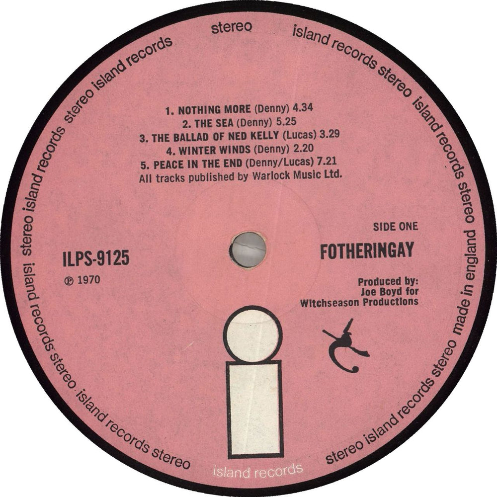 Fotheringay Fotheringay - 1st - EX UK vinyl LP album (LP record)