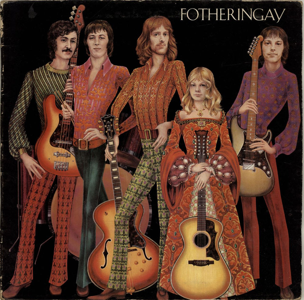 Fotheringay Fotheringay - 1st - VG UK vinyl LP album (LP record) ILPS9125