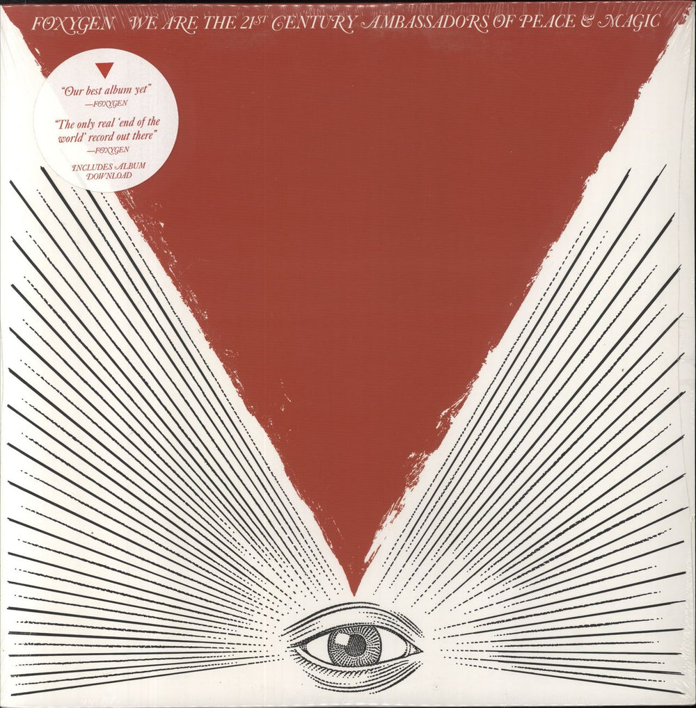 Foxygen We Are The 21st Century Ambassadors Of Peace & Magic - Sealed US vinyl LP album (LP record) JAG227