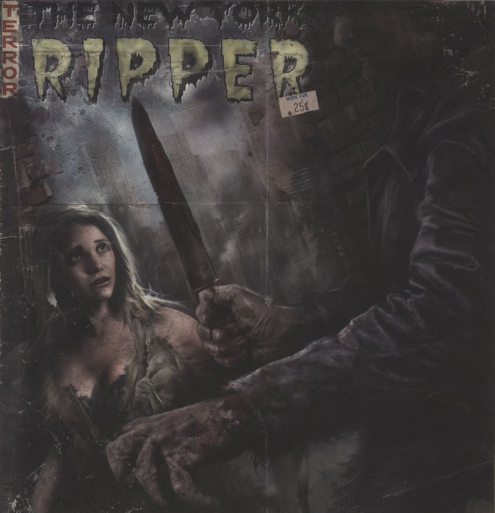 Francesco De Masi The New York Ripper - Green With Black Mix Vinyl UK vinyl LP album (LP record) DW016