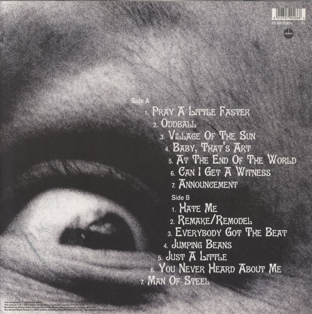 Frank Black Oddballs - Silver Vinyl US vinyl LP album (LP record) 5014797904668