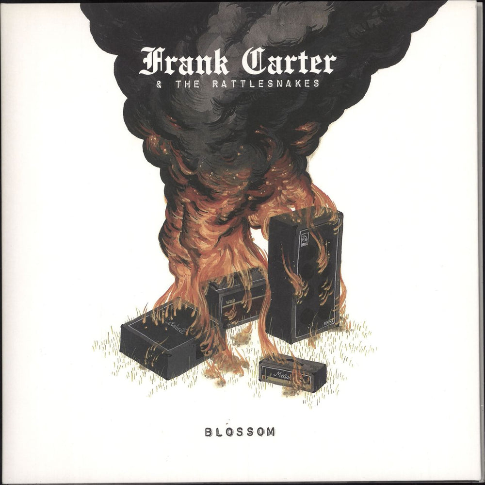 Frank Carter & The Rattlesnakes Blossom - Green & Black Vinyl UK vinyl LP album (LP record) IDC002LP