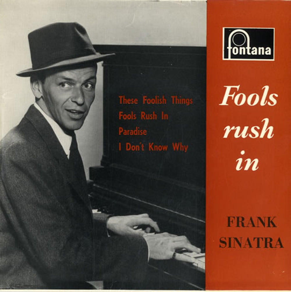 Frank Sinatra Fools Rush In EP UK 7" vinyl single (7 inch record / 45) TFE17037