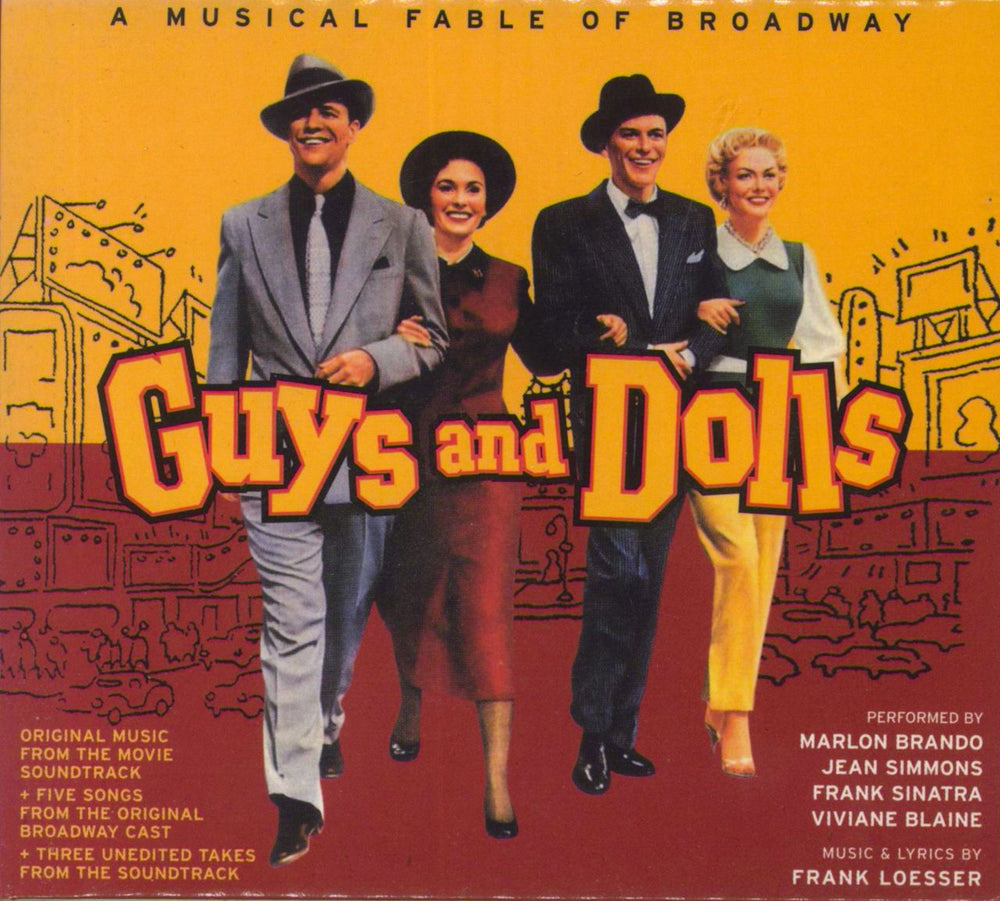 Frank Sinatra Guys And Dolls (A Musical Fable Of Broadway) US CD album (CDLP) BMCD3507