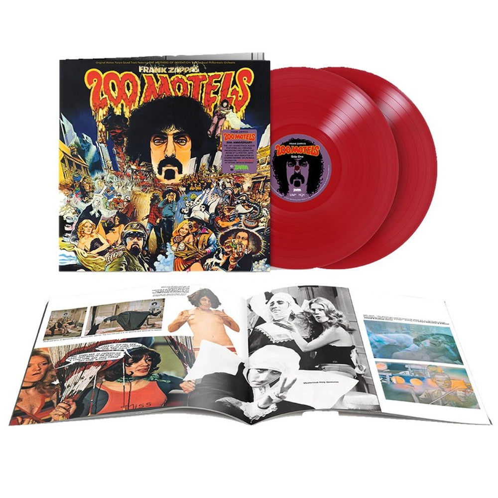 Frank Zappa 200 Motels - 50th Anniversary Red Vinyl 180 Gram - Sealed UK 2-LP vinyl record set (Double LP Album) ZAP2LMO794173