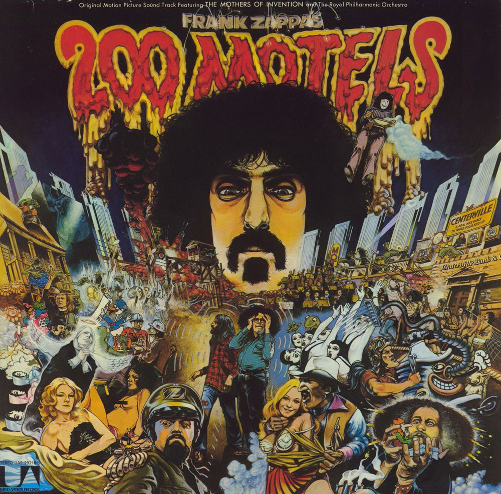 Frank Zappa 200 Motels - EX French 2-LP vinyl record set (Double LP Album) UAS29218/9