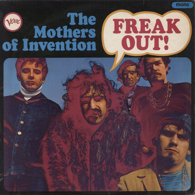 Frank Zappa Freak Out! - Original Verve Issue - Mono UK vinyl LP album (LP record) VLP9154
