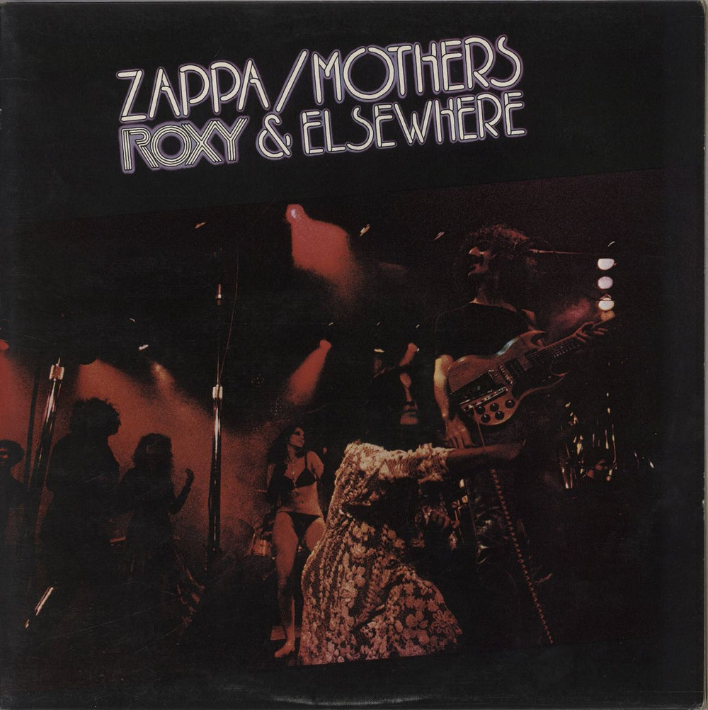 Frank Zappa Roxy & Elsewhere UK 2-LP vinyl record set (Double LP Album) K69201