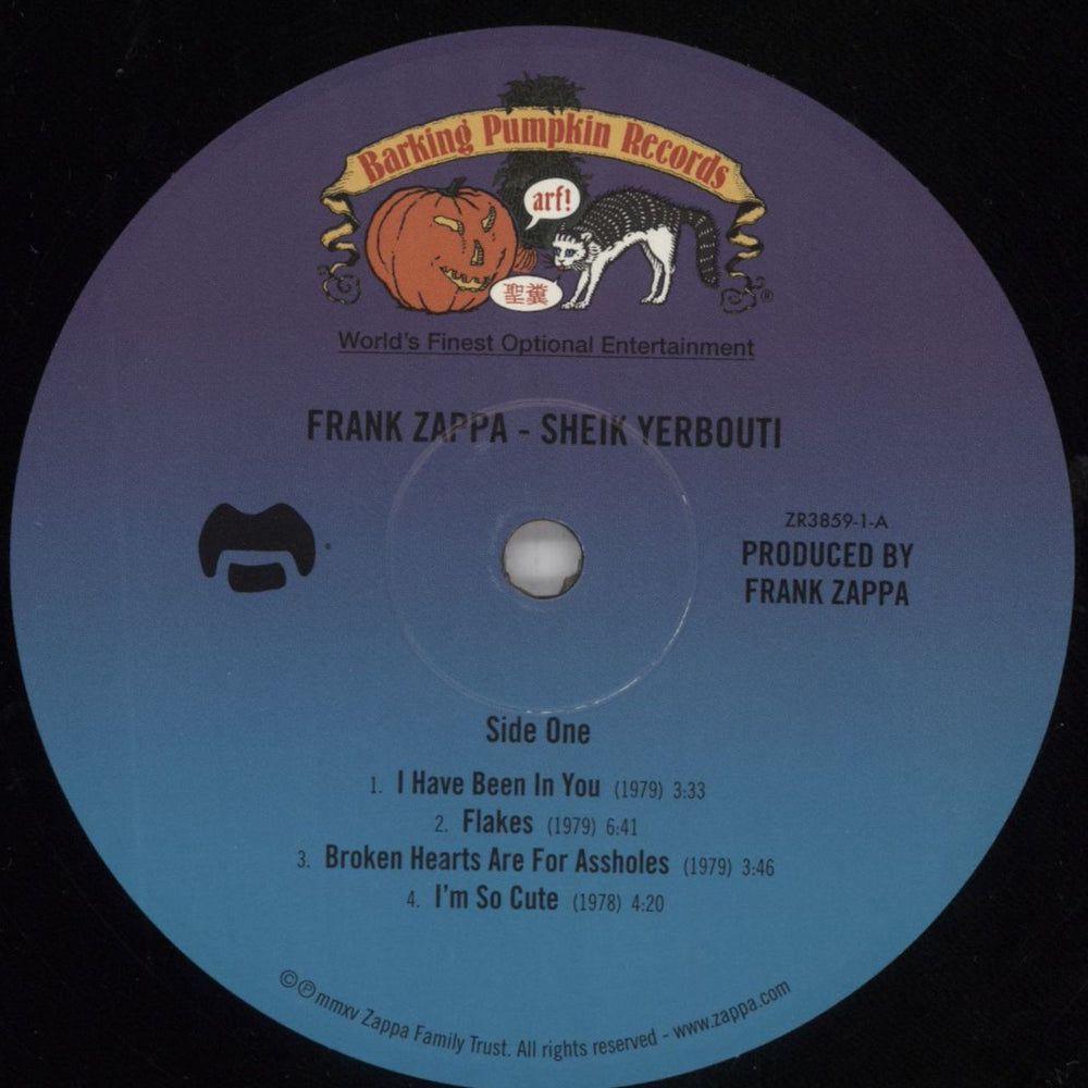 Frank Zappa Sheik Yerbouti: Remastered - 180 Gram Vinyl UK 2-LP vinyl record set (Double LP Album) ZAP2LSH817399