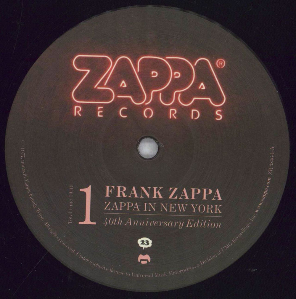 Frank Zappa Zappa In New York: Remastered - 180gram Vinyl UK 3-LP vinyl record set (Triple LP Album) ZAP3LZA840879