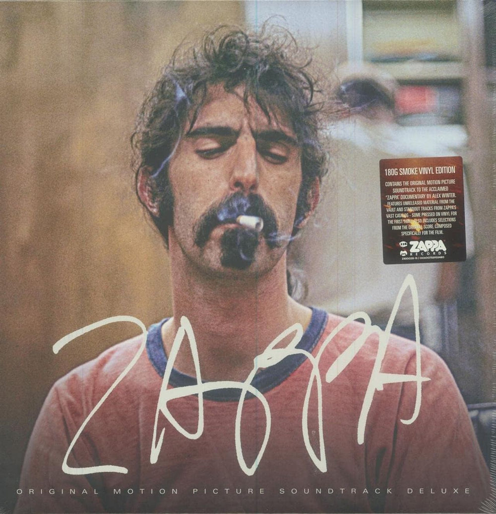 Frank Zappa Zappa: Original Motion Picture Soundtrack - Smoke Vinyl Edition 5LP - Sealed UK Vinyl Box Set ZR20035-1