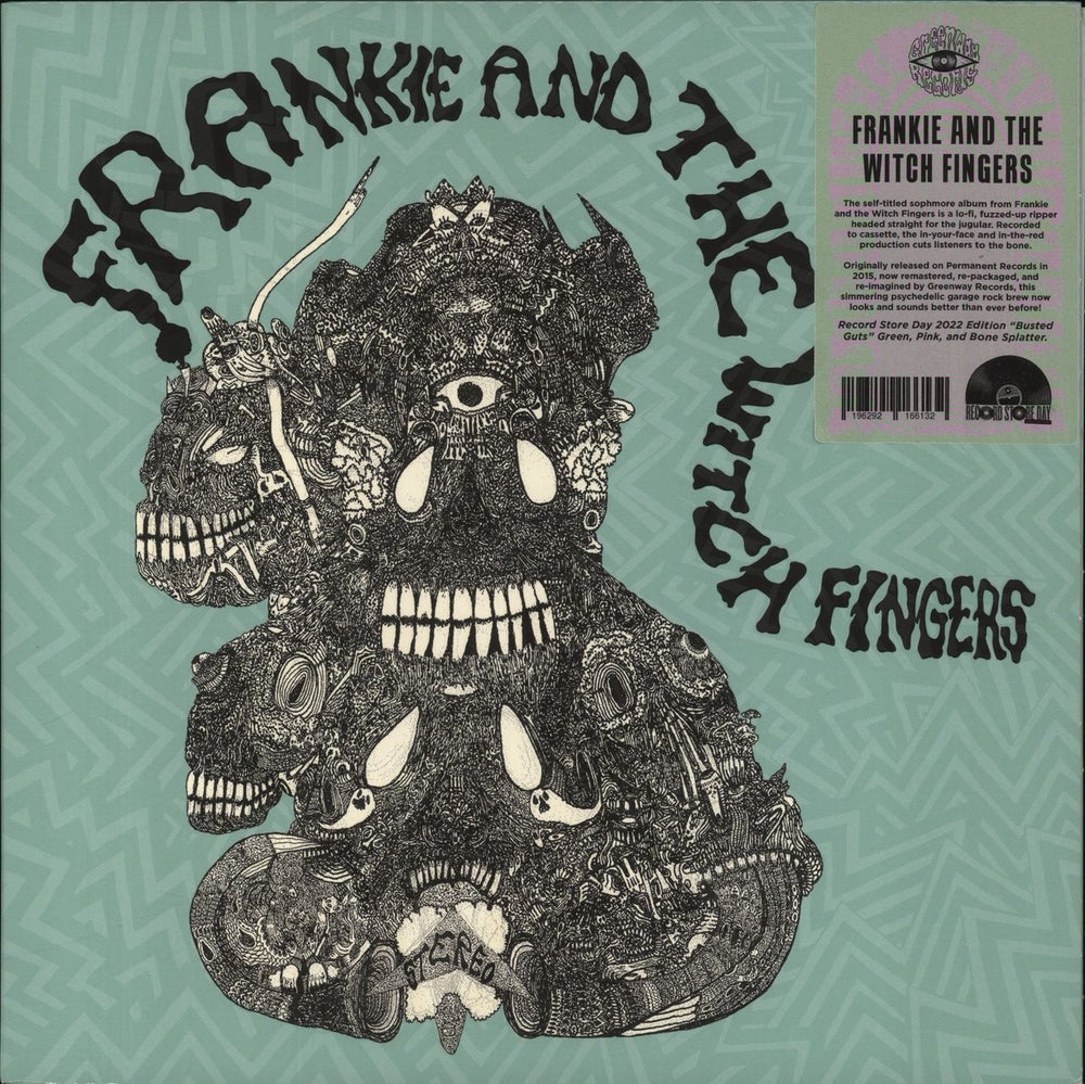 Frankie And The Witch Fingers Frankie And The Witch Fingers - RSD Clear Green, Pink & Bone Splatter Vinyl US vinyl LP album (LP record) GWY-065