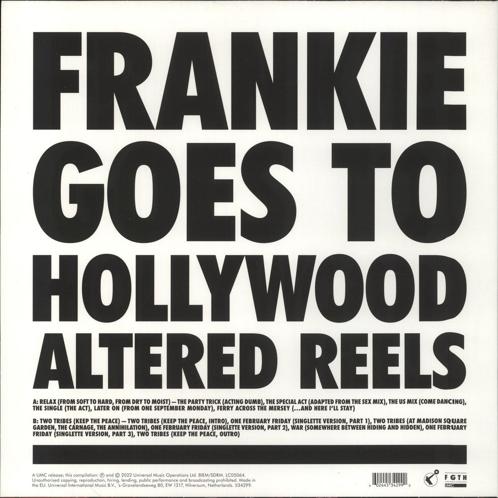 Frankie Goes To Hollywood Altered Reels - RSD 2022 - EX UK vinyl LP album (LP record) 602445342990