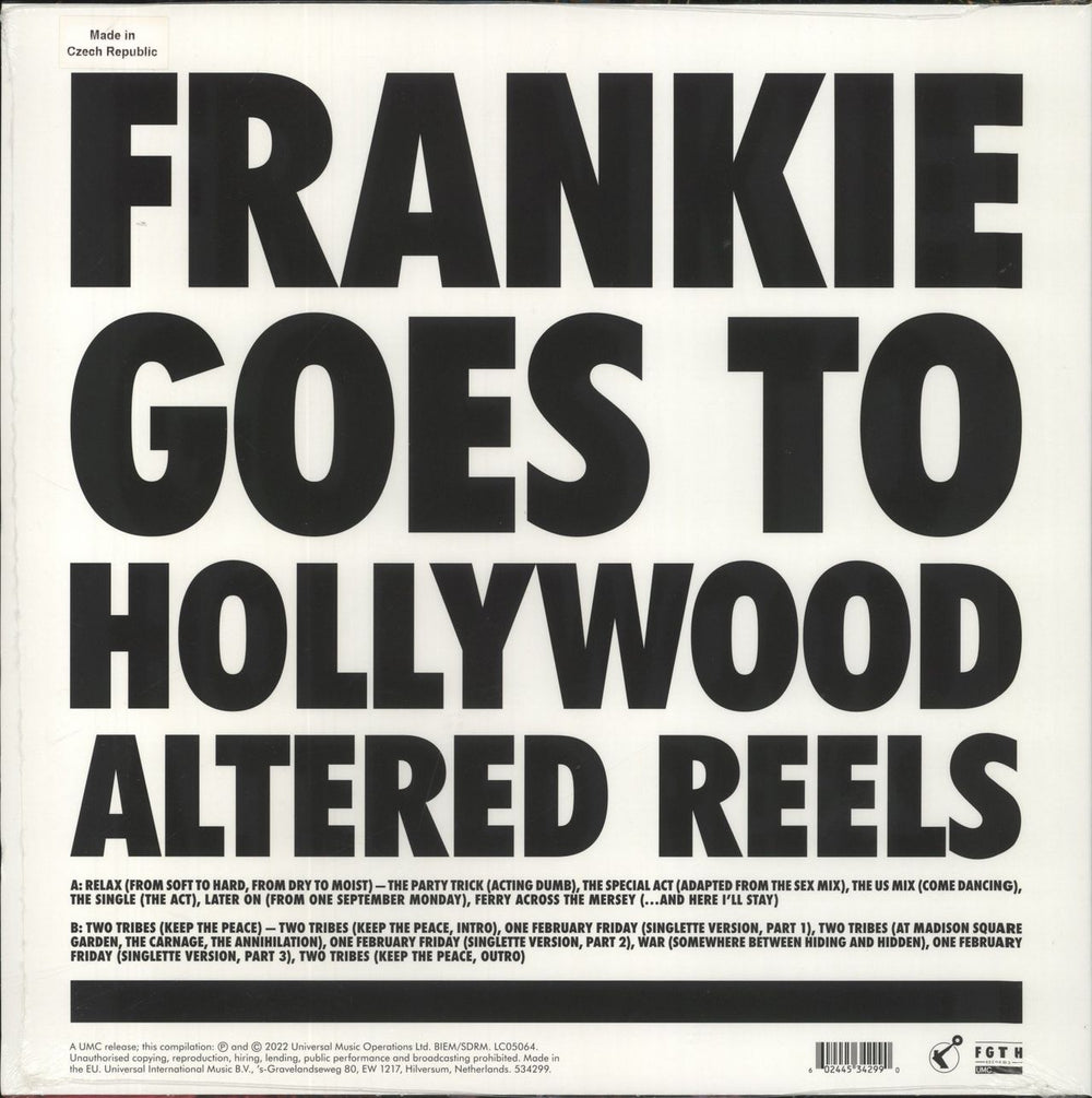 Frankie Goes To Hollywood Altered Reels - RSD 2022 - Sealed UK vinyl LP album (LP record) 602445342990