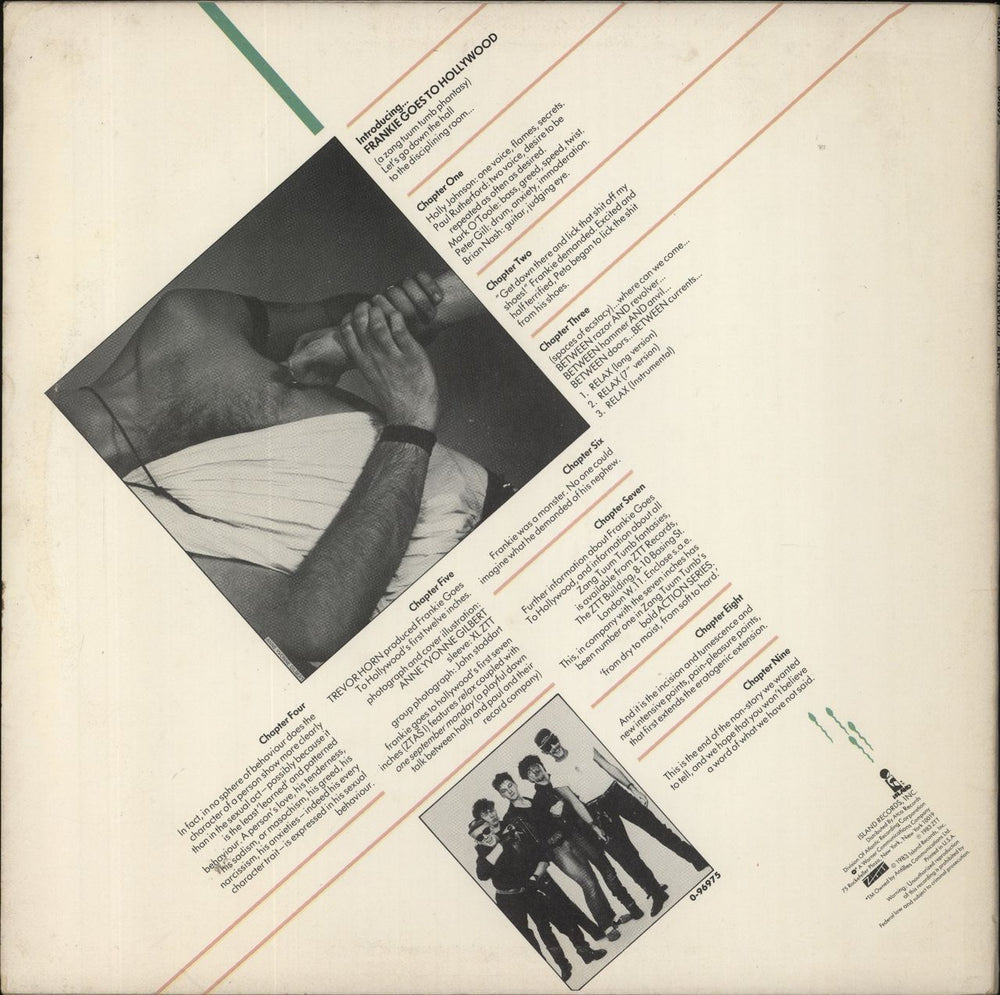 Frankie Goes To Hollywood Relax + Picture Sleeve US 12" vinyl single (12 inch record / Maxi-single)