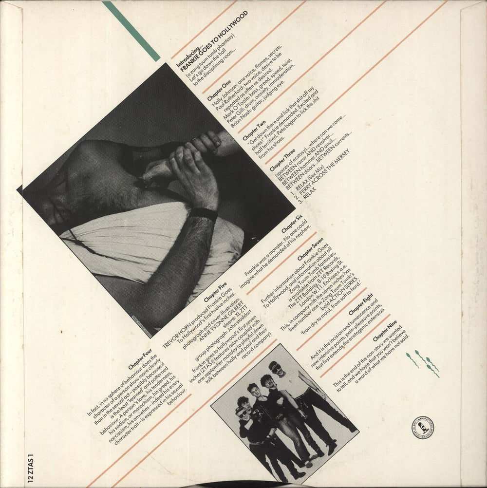 Frankie Goes To Hollywood Relax (Sex Mix) UK 12" vinyl single (12 inch record / Maxi-single)