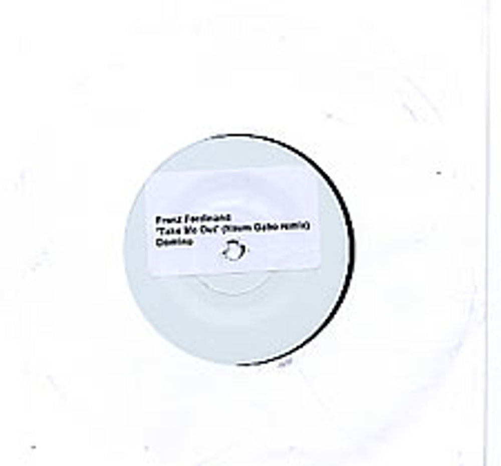 Franz Ferdinand Take Me Out - Naum Gabo Remix UK Promo 7" vinyl single (7 inch record / 45) PRINCIPPO1/FRANZWHITE002