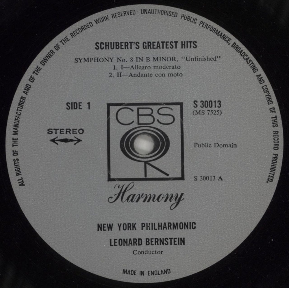 Franz Schubert Schubert's Greatest Hits UK vinyl LP album (LP record) FT2LPSC704171