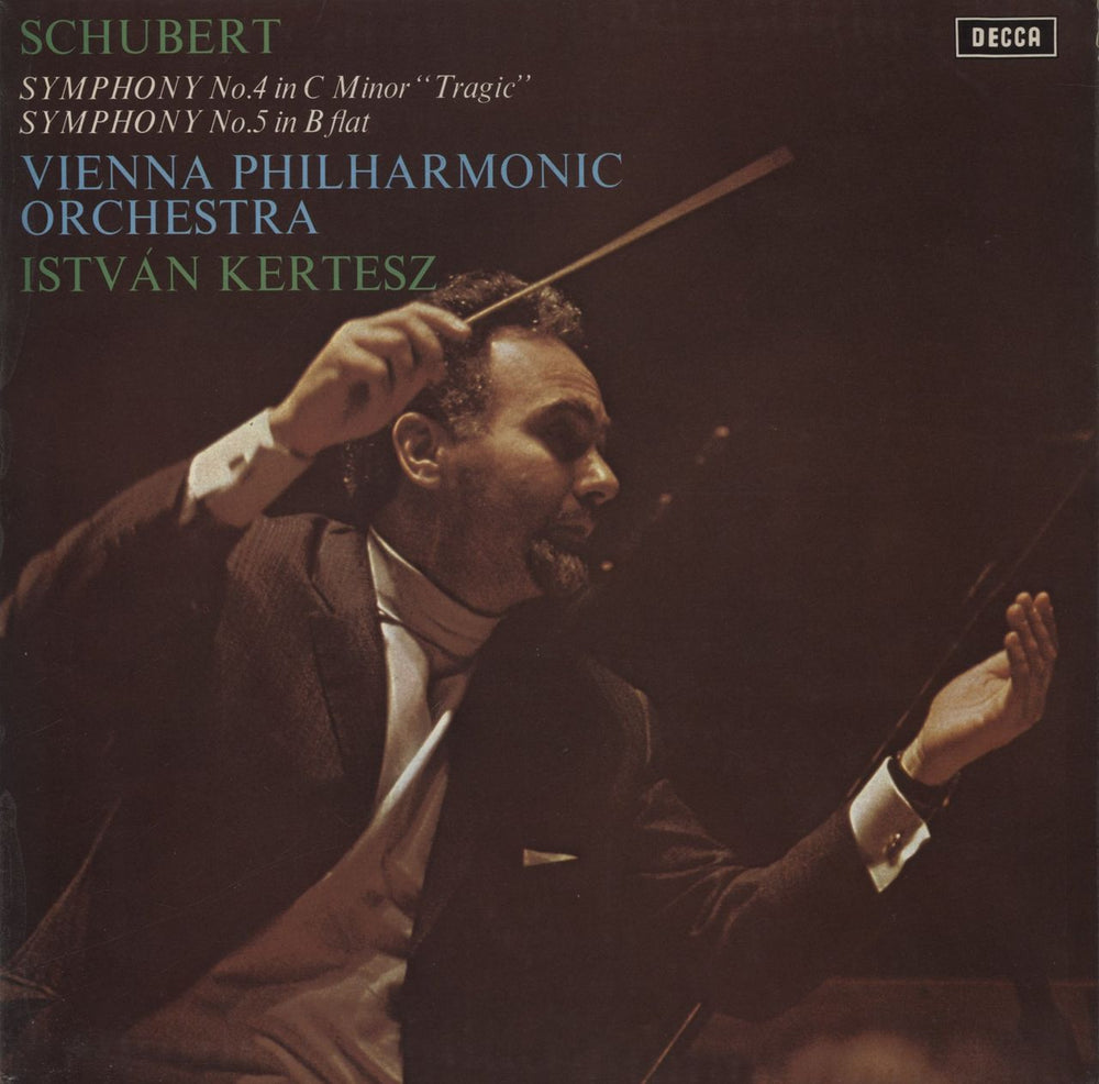 Franz Schubert Symphony No. 4 In C Minor "Tragic" · Symphony No. 5 In B Flat Major UK vinyl LP album (LP record) SXL6483