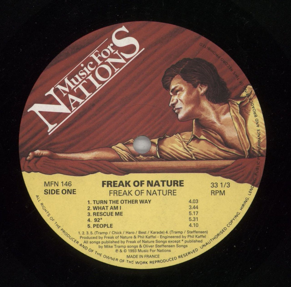 Freak Of Nature Freak Of Nature UK vinyl LP album (LP record) FBNLPFR869719