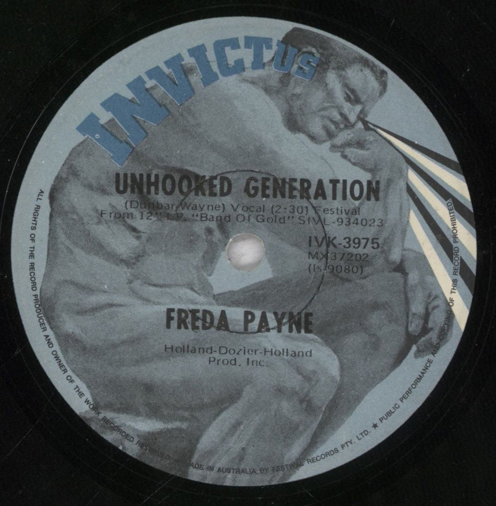 Freda Payne Deeper And Deeper Australian 7" vinyl single (7 inch record / 45)