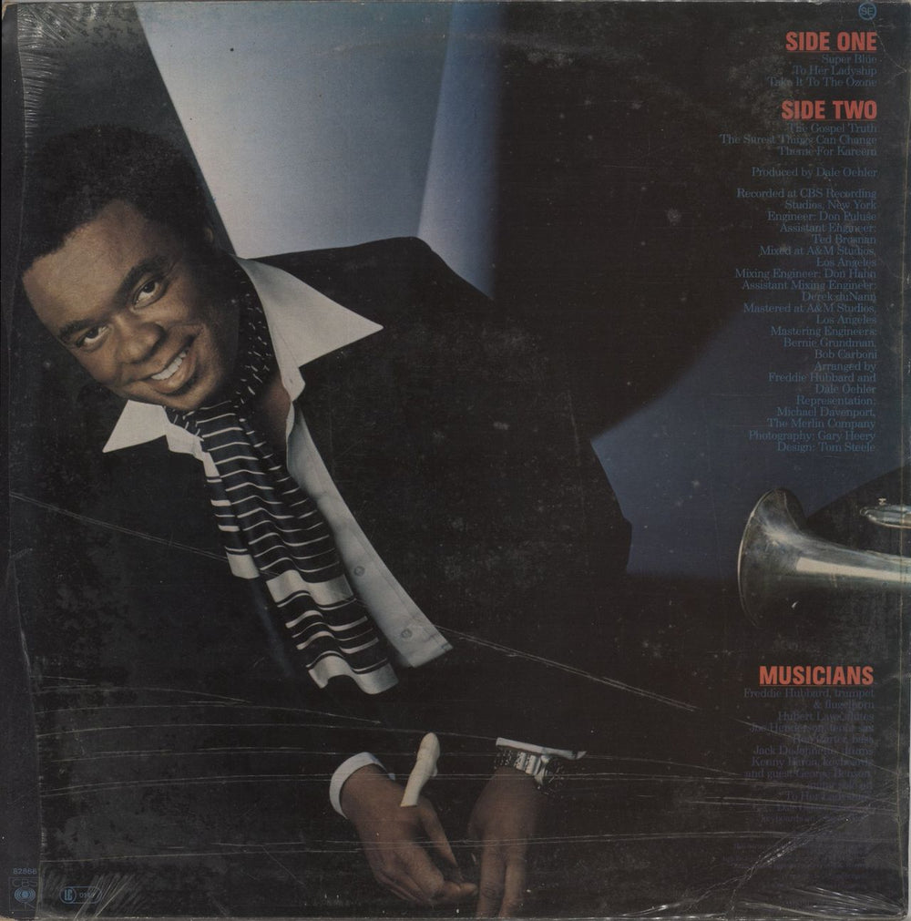 Freddie Hubbard Super Blue UK vinyl LP album (LP record)