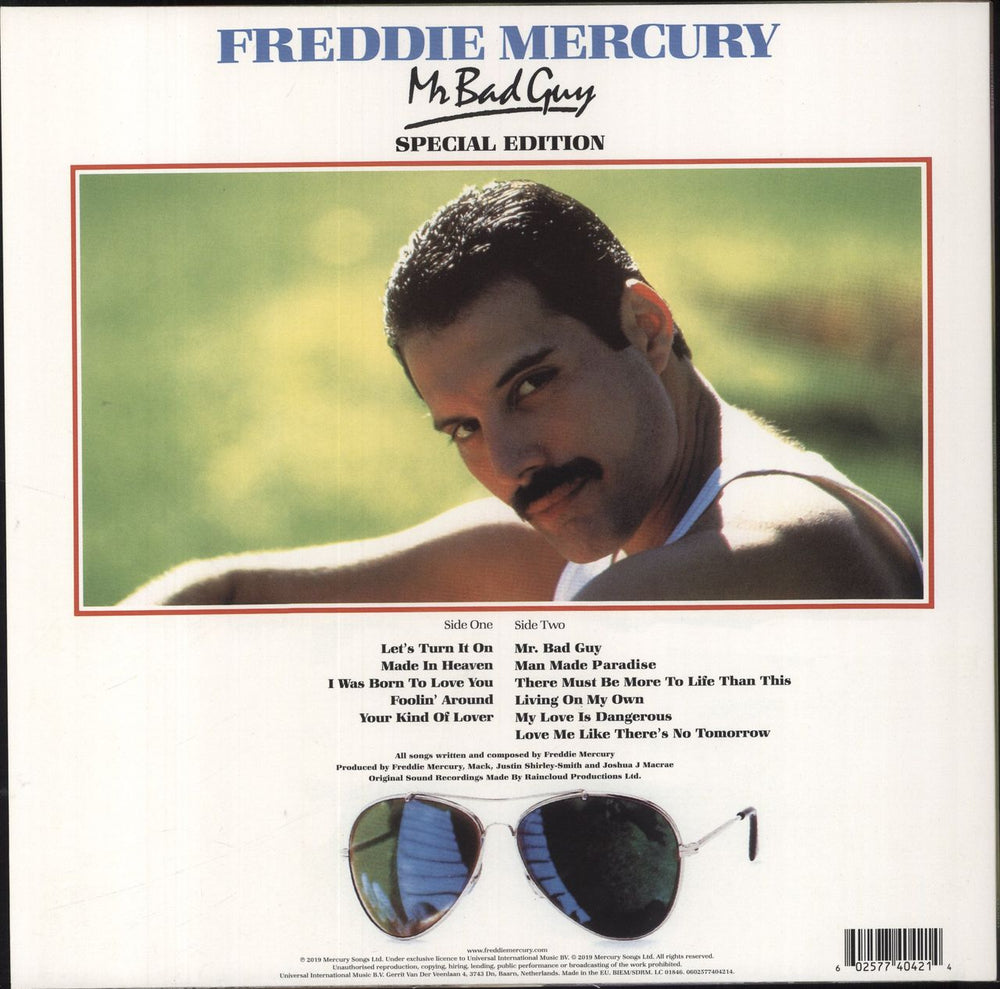 Freddie Mercury Mr Bad Guy - Special Edition UK vinyl LP album (LP record) 602577404214