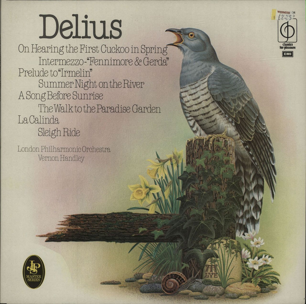 Frederick Delius Delius Orchestral Works UK vinyl LP album (LP record) CFP40304