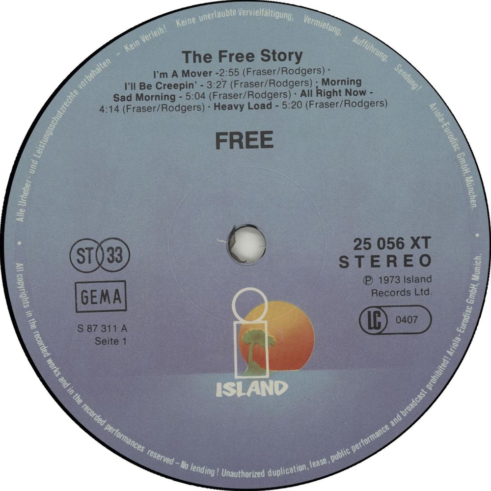 Free The Free Story German 2-LP vinyl record set (Double LP Album) FRE2LTH235365