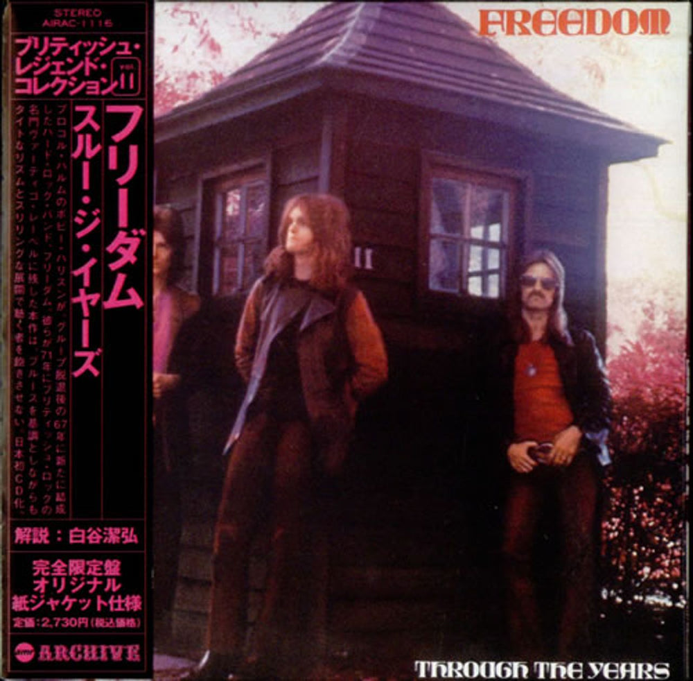 Freedom (60s) Through The Years Japanese CD album (CDLP) AIRAC-1116