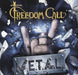 Freedom Call M.E.T.A.L. - Blue/Black Marbled Vinyl UK 2-LP vinyl record set (Double LP Album) SPV2892412LP