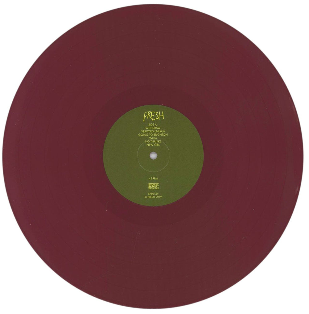 Fresh (Indie) Withdraw - Burgundy [Cherry Cola] Vinyl UK vinyl LP album (LP record) 7RLLPWI847441