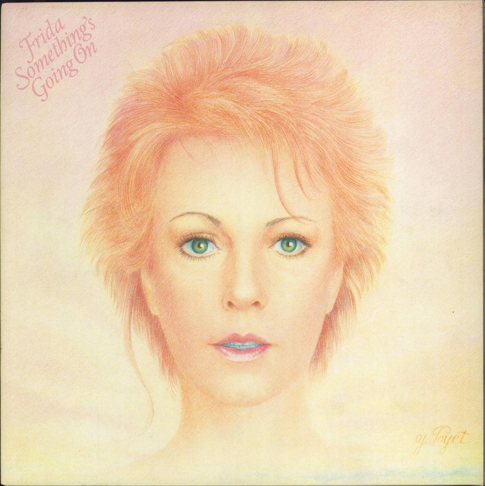 Frida Something's Going On UK vinyl LP album (LP record) EPC85966