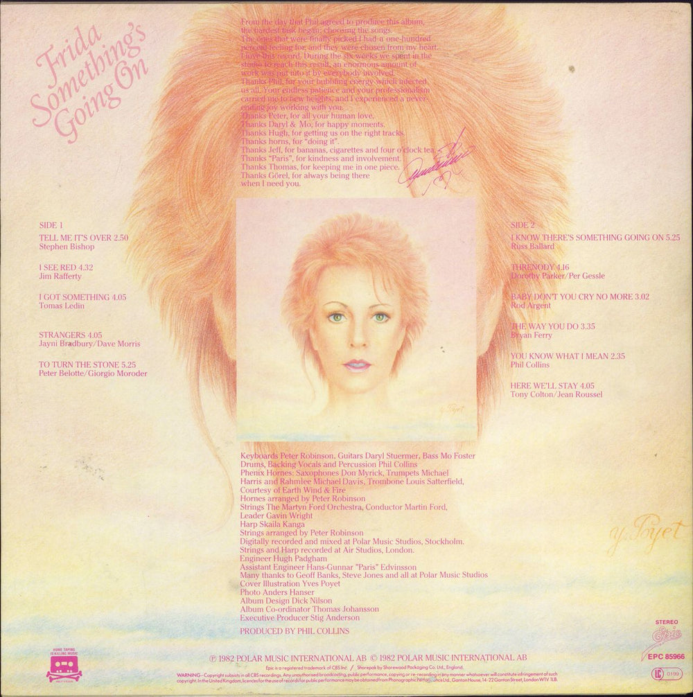 Frida Something's Going On UK vinyl LP album (LP record) FRILPSO772781