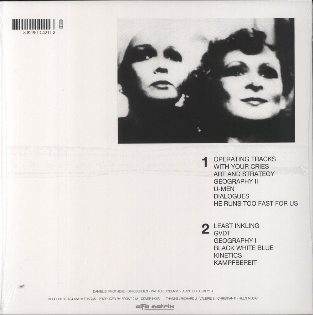 Front 242 Geography Belgian vinyl LP album (LP record) 882951042113