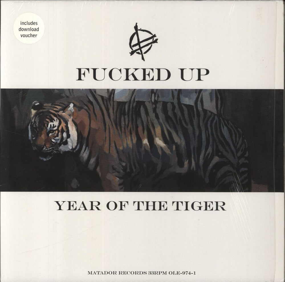 Fucked Up Year Of The Tiger - shrink US 12" vinyl single (12 inch record / Maxi-single) OLE-974-1